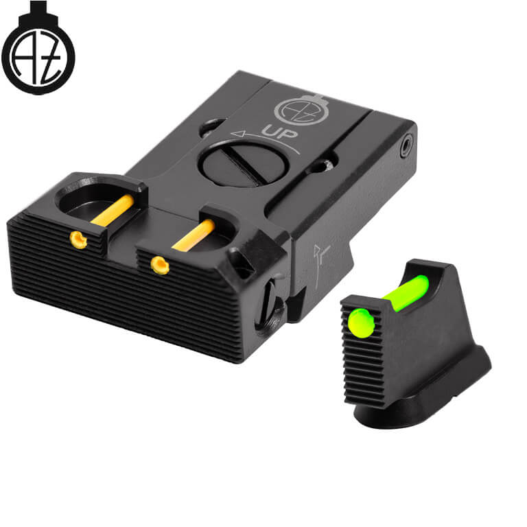 CZ 75B CZ P-01 CZ 75 SP-01 adjustable sights with fiber optics | type B