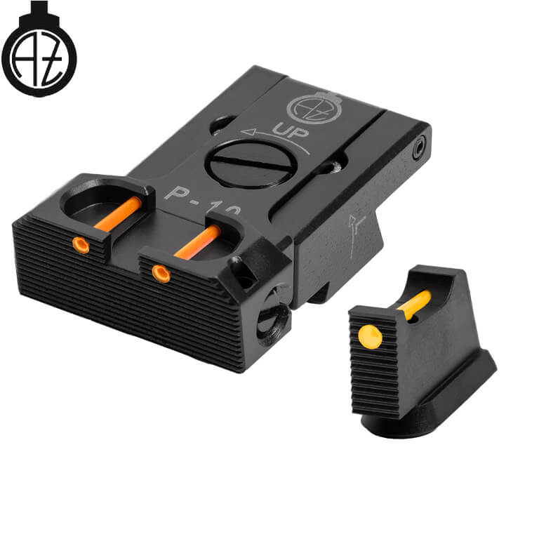 CZ P-10 adjustable sights with fiber optics | type B