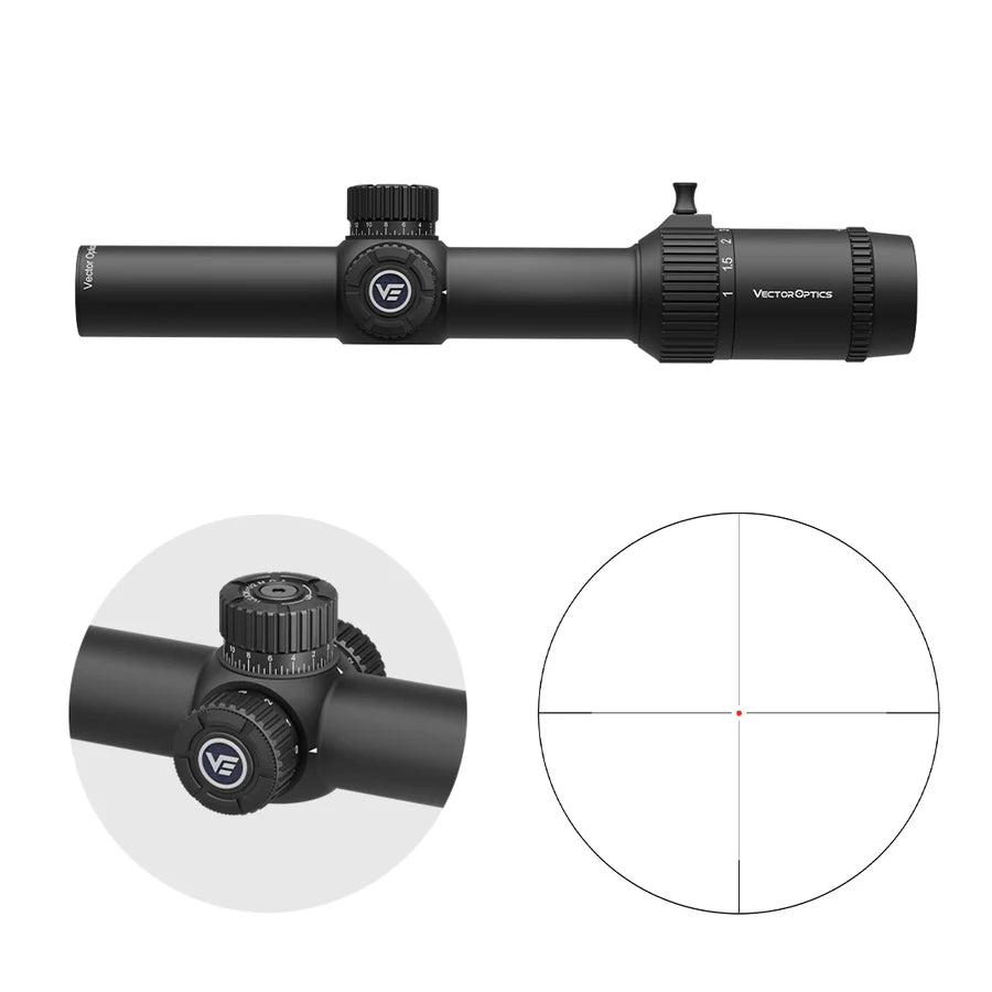 Vector Optics Forester 1-8x24 SFP rifle scope – Optics Spot
