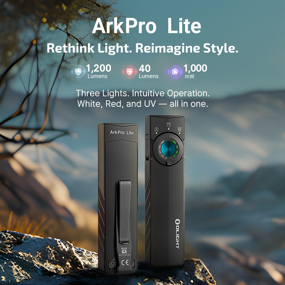 Olight ArkPro Lite | flat 3-in-1 EDC flashlight | 1.200 lm