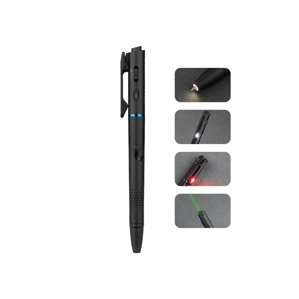 Olight O’Pen 3 | multifunctional penlight | 120 lm + green laser - Black