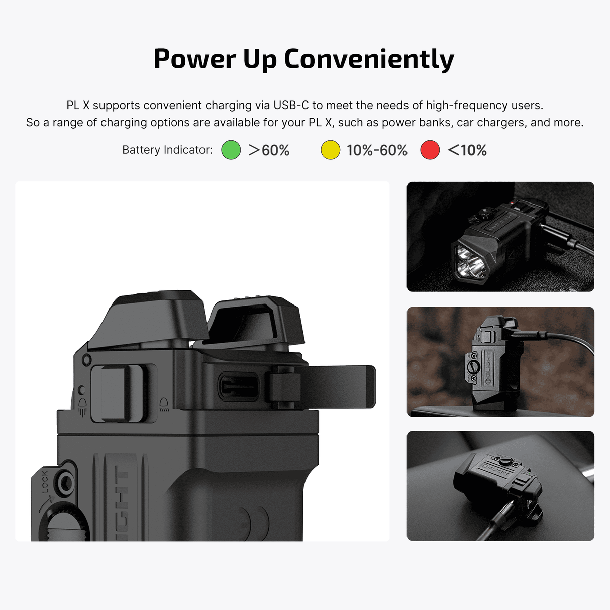 Olight PL X | pistol light | 1.200 lm