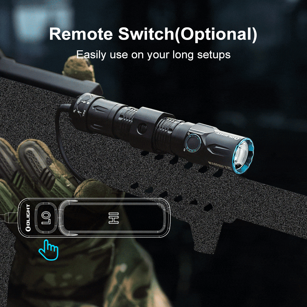 Olight Warrior 3S | tactical flashlight | 2.300 lm