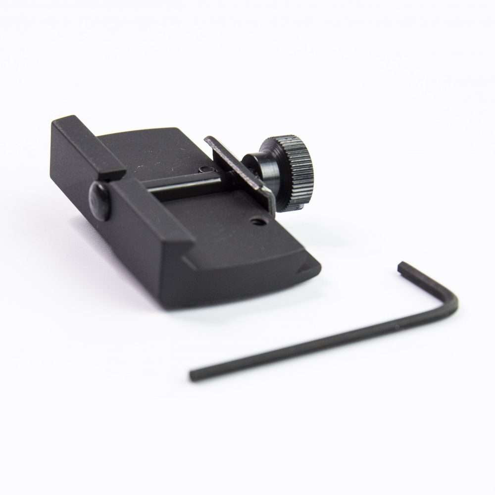 Picatinny red dot mount with thumb nut | Shield RMSc footprint