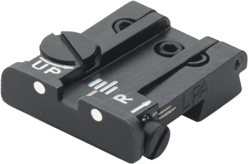 1911 [G.I. Cut] adjustable rear sight | white dots