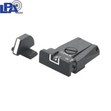 Beretta [92A1 92X 92XI 98A1 M9A3 & other] adjustable sights | with white lines