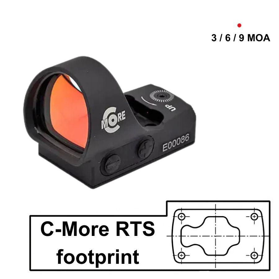 C-more dot sight module 発光モジュール　2moa SOTAC C-MORE 2MOA Red Dot Sight TAN Color