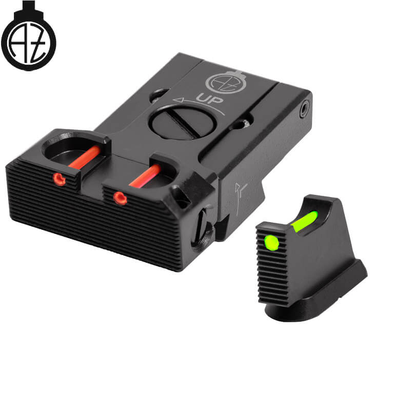 CZ 75B CZ P-01 CZ 75 SP-01 adjustable sights with fiber optics | type B