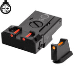 CZ 75B CZ P-01 CZ 75 SP-01 adjustable sights with fiber optics | type B