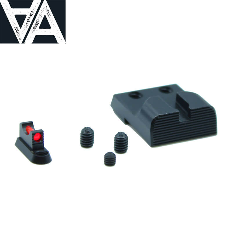 CZ P-10 sport sights with fiber optics