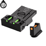 CZ P-10 adjustable sights with fiber optics | type B