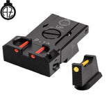 CZ P-10 adjustable sights with fiber optics | type B