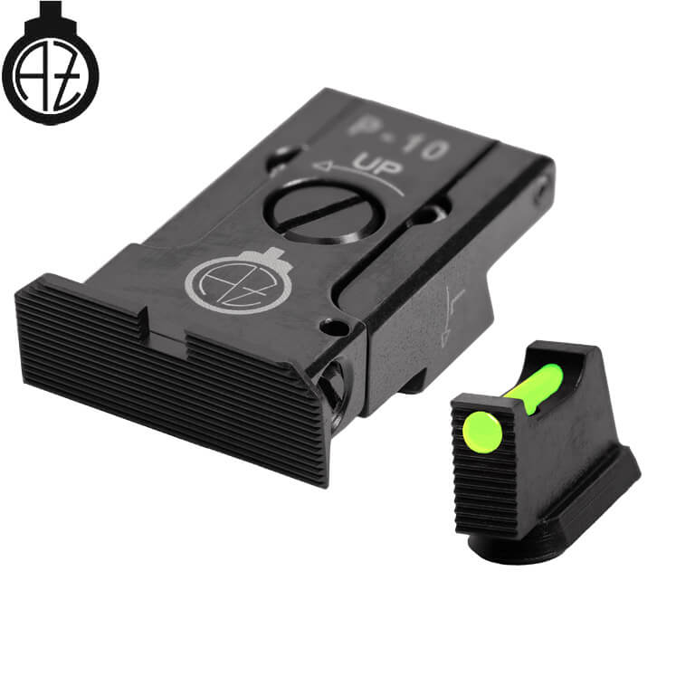 CZ P-10 adjustable sights with fiber optics | type A