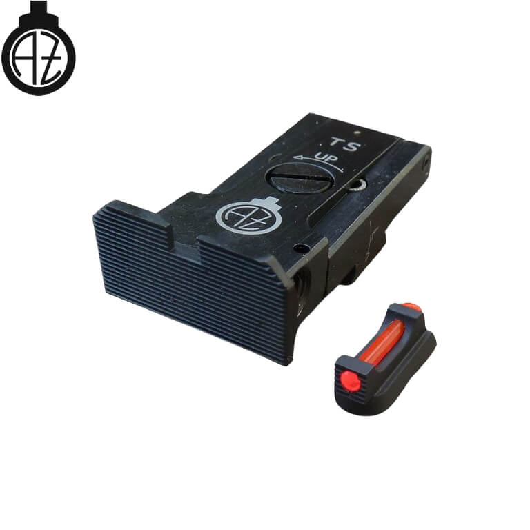 CZ TS 2 adjustable sights with fiber optics | type A