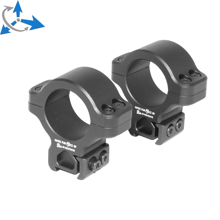 CZ 457 scope rings for dovetail | 1 inch [25.4mm]
