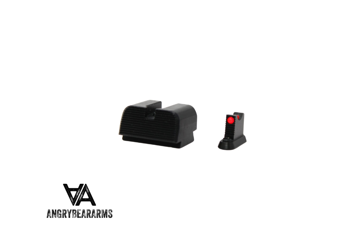 CZ P-10 Optics Ready tall sights | with fiber optics