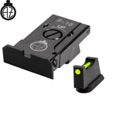 CZ P-10 adjustable sights with fiber optics | type A