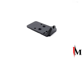 CZ Shadow 2 Optics Ready plate with integrated forwarded rear sight | Trijicon RMR footprint