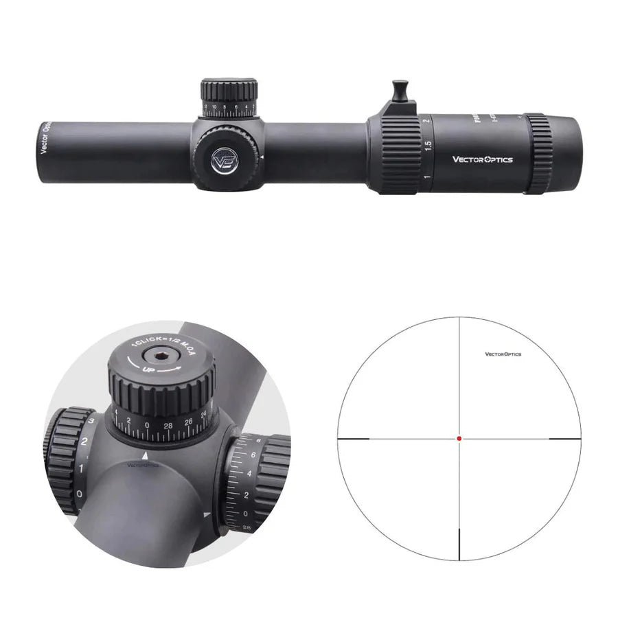 VectorOptics FORESTER genII 1-5x24 QDマウント付き フォレスター
