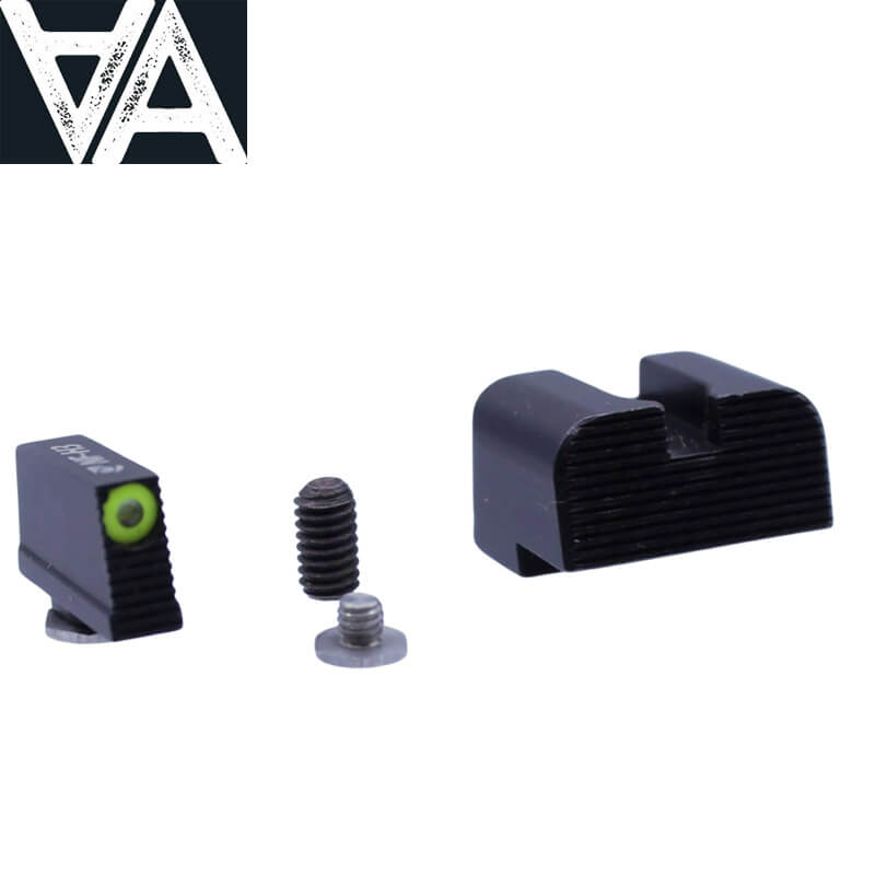 Glock 17 MOS, 19 MOS, 34 MOS night sights with tritium