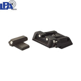 HK VP9 SFP9 VP40 P30 HK45 adjustable sights | with white dots