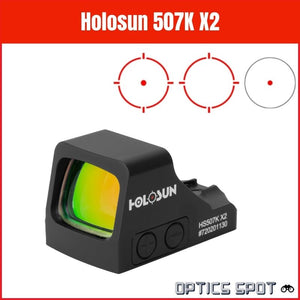 Holosun pistol optics with K-series footprint