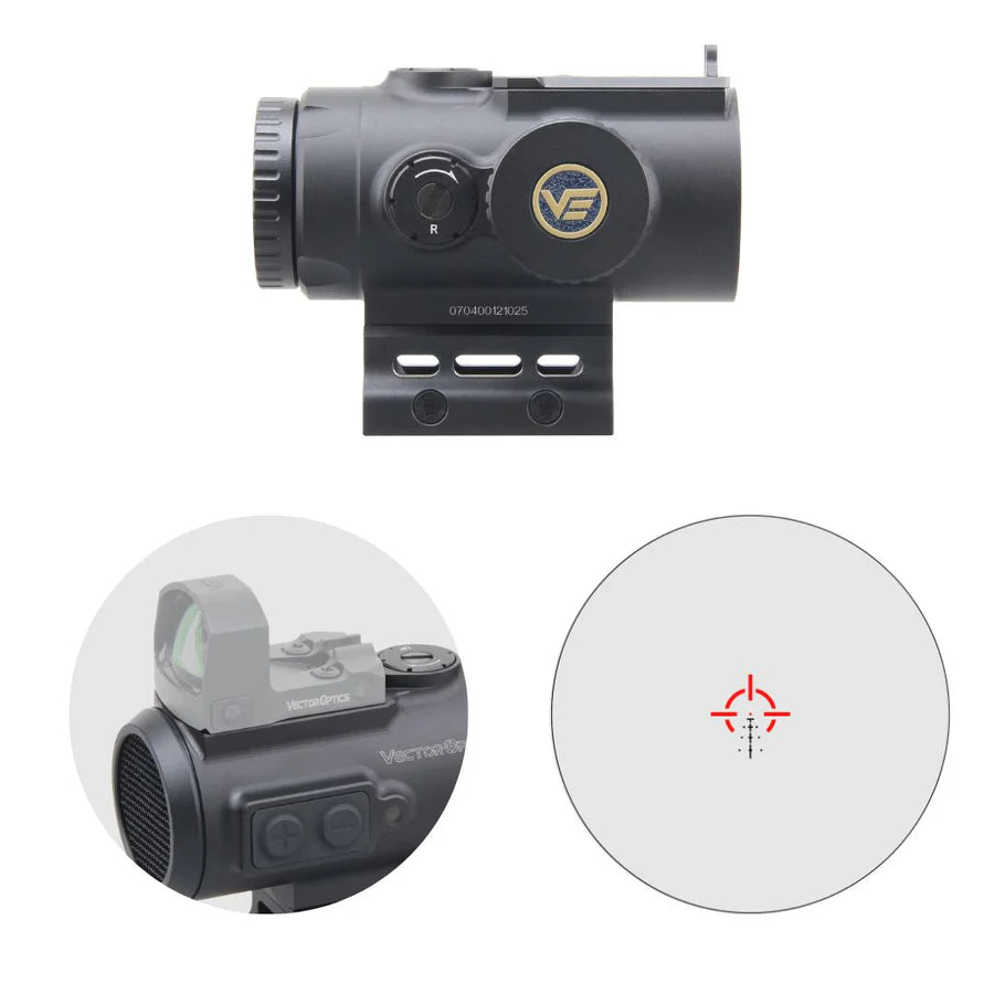 Vector Optics Paragon 4×24 Prism Scope Vector Optics Paragon 4x24 ultra compact prism rifle scope