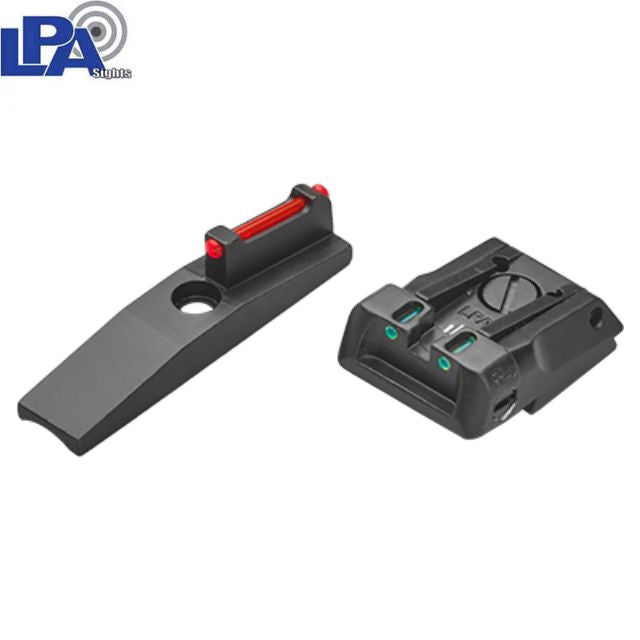 Ruger Mark 22/45 [Lite & Tactical] adjustable sight set | with fiber optics type B
