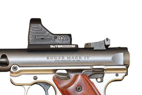 Ruger Mark III & Mark IV Optics Ready plate | type C [RMR RTS & Docter footprint]