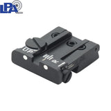 Ruger Mark adjustable rear sight | with white dots