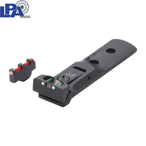 S&W revolver [686 629 19 66 586 & other] adjustable sights [pin-front sight] | with fiber optics