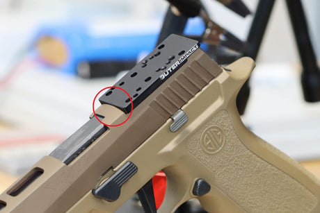 Sig P320-XFIVE [2014 - 2018] Optics Ready plate | type C [RMR RTS & Docter footprint]