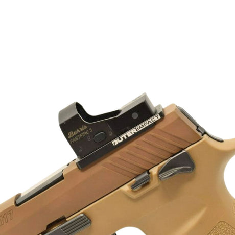 Sig P320 [models with removable rear sight] Optics Ready plate | type C [RMR RTS & Docter footprint]