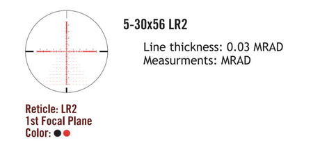 Sightmark Presidio 5-30x56 LR2 FFP riflescope