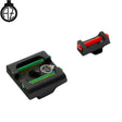 Sights for Glock [G17 G19 G26 & other] with fiber optics | type B