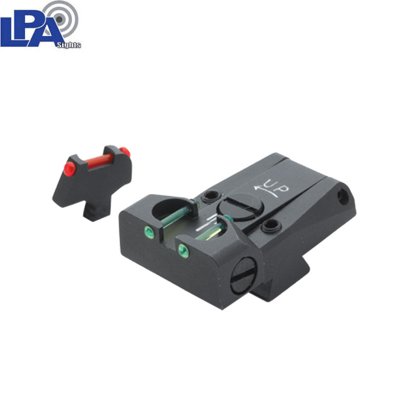 1911 [LPA Cut] adjustable sights | with fiber optics