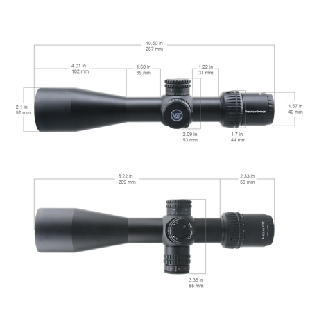 Vector Optics Veyron 4-16x44 IR First Focal Plane Illuminated rifle scope