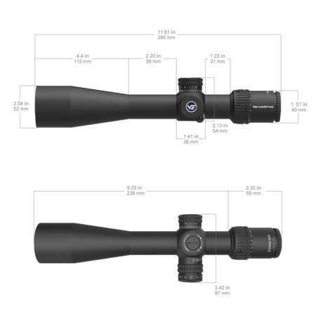Vector Optics Veyron 6-24x44IR SFP compact rifle scope
