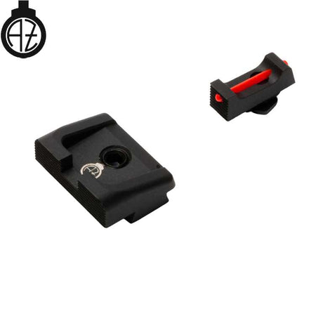 Walther PDP low sights with fiber optics | type