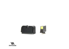 Walther PDP tall sights | with tritium