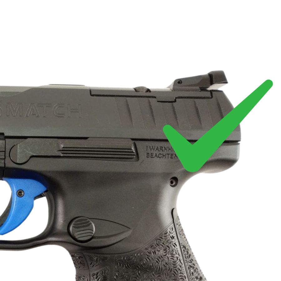 Walther Q4 SF OR & Q5 Match SF Optics Ready cut