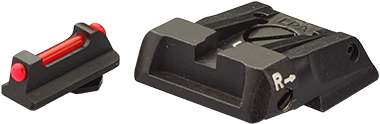 Walther Q4 SF OR & Q5 Match SF adjustable sight set | with fiber optics type A