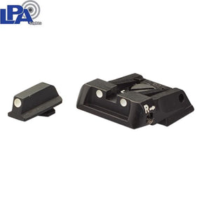 Walther Q4 SF OR & Q5 Match SF adjustable sights | with white dots