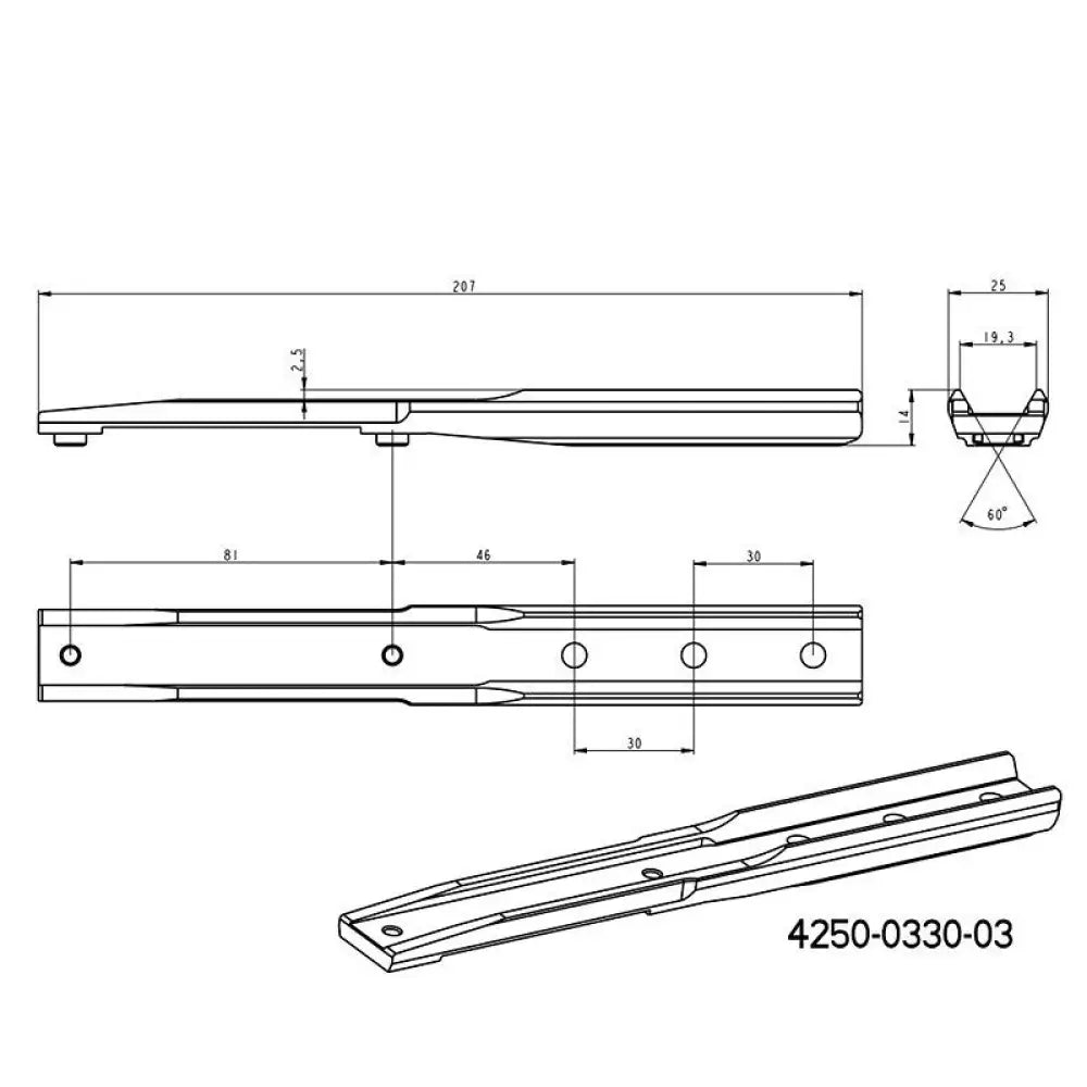 Adapter for InfiRay Rico RL 42, RH 50 | Blaser base JK-N