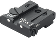 Adjustable rear sight for Glock [G17 G19 G26 & other] | white dots