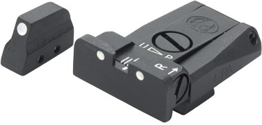 Beretta [92 96 98 M9A1] adjustable sights | white dots