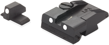 Beretta PX4 adjustable sights | white dots