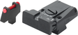Colt Series 80 adjustable sights | fiber optic