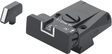 Colt Series 80 adjustable sights | white lines