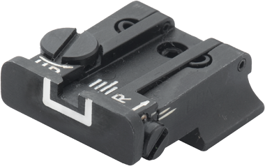 CZ 75 [75B 75 SP-01 P-01] adjustable rear sight | white lines
